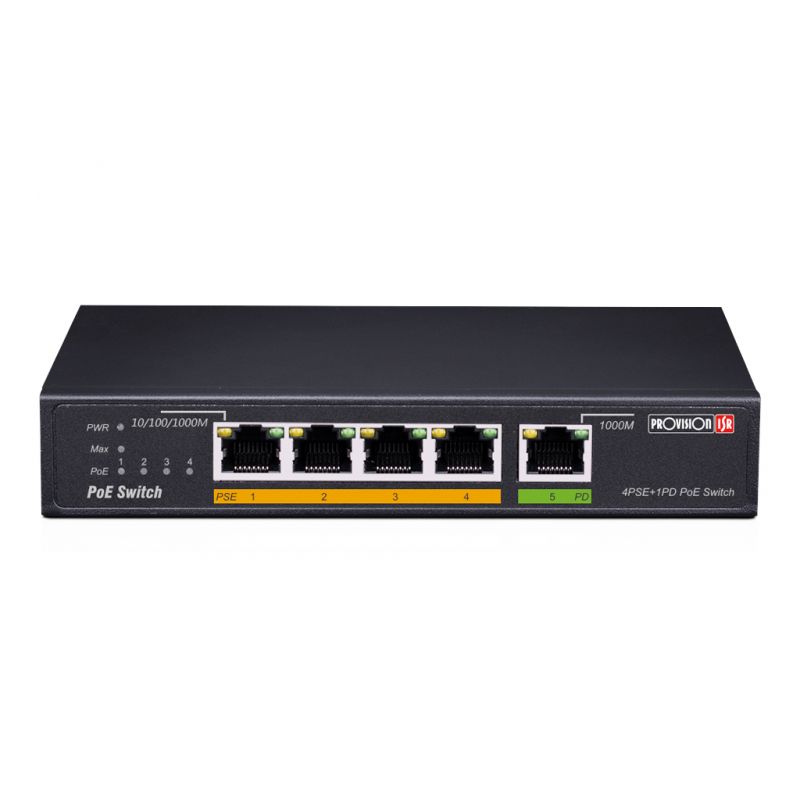 Switch PoE Provision PoES-0460G+1G(HPD)